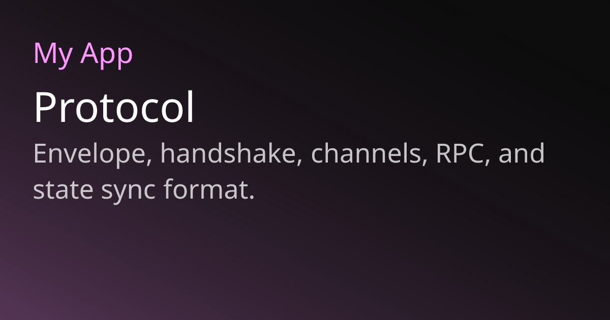 Protocol | NEXIS Docs
